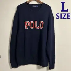 Polo Ralph Lauren ネイビー POLOロゴ セーター