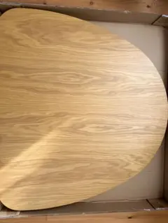 【木製】半円テーブル　90㎝　ナチュラル