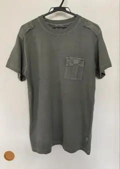 Dickies メンズオリーブグリーン半袖Tシャツ（M）