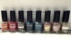 RIMMEL SPEEDY FINISH ネイルポリッシュ 8色セットのサムネイル