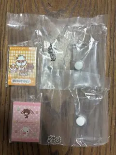 ガチャガチャ 豆ガシャ本　サンリオ　プロフィール帳　２種セット
