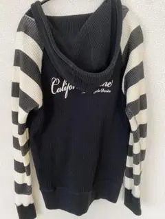 レディースニットパーカー