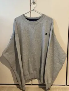 Champion グレー オーバーサイズ トレーナー