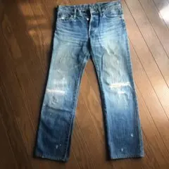 グリーン　green ハイク　hyek デニム ジーンズ ダメージ加工のサムネイル