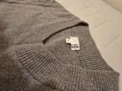 LAKOLE ニットセーターMサイズ 春ニット シンプル グレー 大人カジュアル
