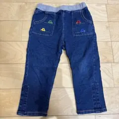 ホットビスケット　車の刺繍　パンツ　90