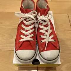 コンバース 20センチ ハイカットスニーカー レッド　キッズ