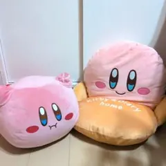 星のカービィ　ぬいぐるみチェア　ホバリングぬいぐるみ　セット売り
