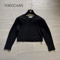 新品未使用タグ付き★yokochanヨーコチャン　ボレロカーディガン　ネイビー 2026年最新】YOKOCHAN レディース カーディガン・ボレロ・アンサンブル