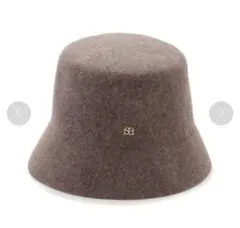 ウール ブラウン バケットハット　スナイデル　バケハ
