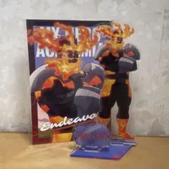 僕のヒーローアカデミア エンデヴァー アクリルスタンド 特典 ヒーロープラザ