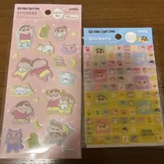 クレヨンしんちゃん　タイルシール　シール　セリア　ブロックシール