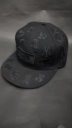 New Era 59FIFTY MLBオールオーバーロゴキャップ 7 5/8