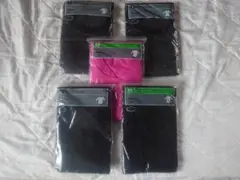 ★新品★UNIQLOユニクロ七分袖Tシャツ★５枚セット★黒ブラック系（Ｌ）ロンＴ