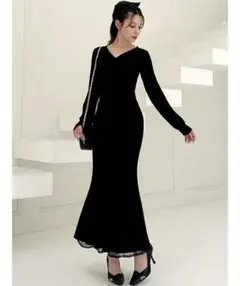 RESEXXY カシュクールマーメイドワンピース