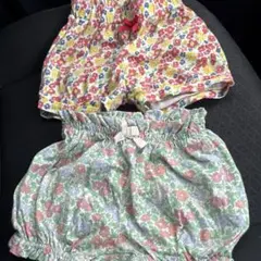 baby GAP と　赤ちゃん本舗　花柄ハーフパンツ 2枚セット 18-24ヶ月