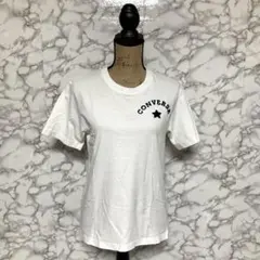 COMVERSE コンバース　（M）　ロゴ刺繍半袖Tシャツ　ホワイトのサムネイル