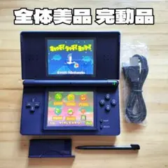 プ*チ様 全体美品 完動品 ニンテンドーDS Lite ネイビー 本体 新品付属