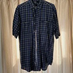 ポロ　ラルフローレン　90s チェックシャツ　半袖