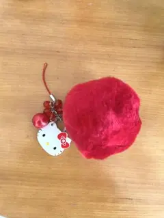 ハローキティ レッドファーチャーム