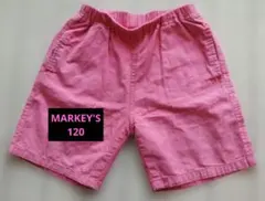 MARKEY'S ピンク ハーフパンツ 120