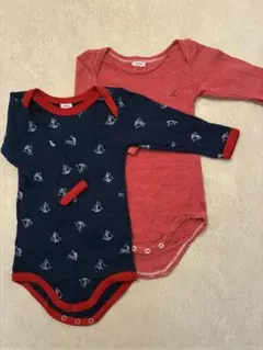 PETIT BATEAUロンパースセット 6m 美品