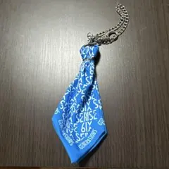 6IXSENSE 青のバンダナキーチェーン