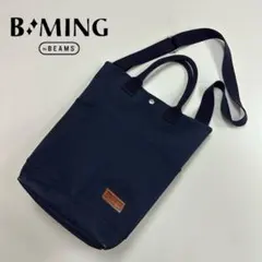 BUDDY B:MING by BEAMS ネイビー 2wayトートバッグ