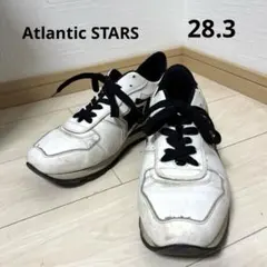 Atlantic STARS 　ホワイトレザー スニーカー 星型ロゴ