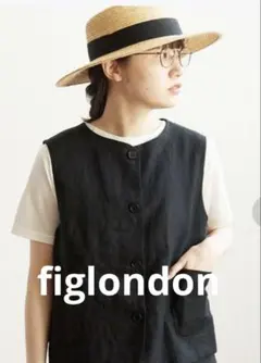 週末限定SALE◎figlondon リネンベスト ジレのサムネイル