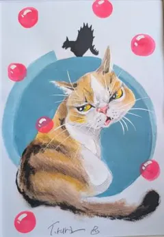 金魚の抽象油彩画 - メルカリ