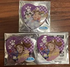 忍たま乱太郎　ナンジャタウン　ハート缶バッジ