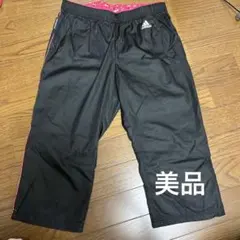 レディース　アディダス　7分パンツ　雨風汗蒸れにも　M