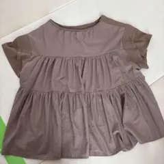 BEAMS HEART ティアードカットソー ブラウンのサムネイル