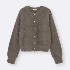 GU シャイニークルーネックカーディガンZ