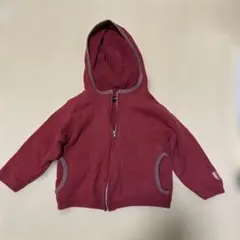 COMME CA ISM バーガンディ パーカー