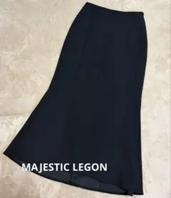 マジェスティックレゴン　黒 フレアスカート S