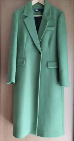 ♥ZARA【希少】【MANTECO】綺麗色 ウールコート　グリーン