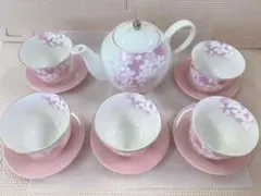 新品未使用 桜の花柄ティーポットセット
