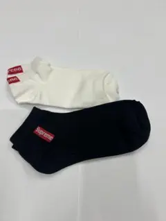 Supreme 2足セット 靴下 ソックス 25cm〜27cm位 シュプリーム