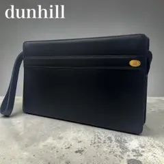 極美品✨ dunhill ダンヒル セカンドバッグ クラッチバッグ 持ち手付 黒