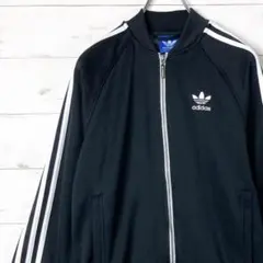 adidas アディダス トラックジャケット トレフォイル ロゴ刺繡 S 90