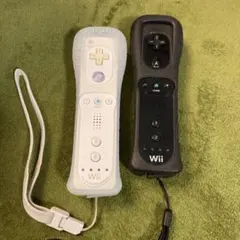 Wii WiiU用 リモコンプラスセット　ホワイト　ブラック