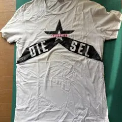 DIESEL 星型ロゴ Tシャツ Lサイズ ホワイト