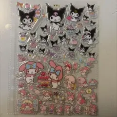 おすそ分けシール　クロミ　マイメロ