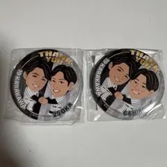 千葉ロッテマリーンズ 唐川侑己 引退記念 ガチャ 缶バッジ 岡大海 廣池康志郎