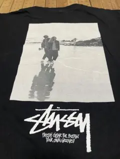 Stüssy スチューシー　グラフィックプリント Tシャツ ブラック　XL 半袖