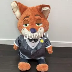 Disney ズートピア2　FukuFuku　V-BIGぬいぐるみ　ニック