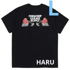 PORKCHOP/BAR&SHIELD TEE/ASH BLACK - メルカリ