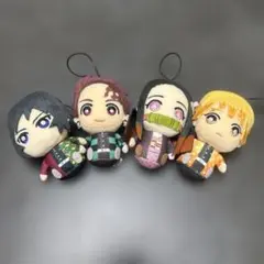 ちみっともぬい　鬼滅の刃　炭治郎　ネ豆子　善逸　義勇